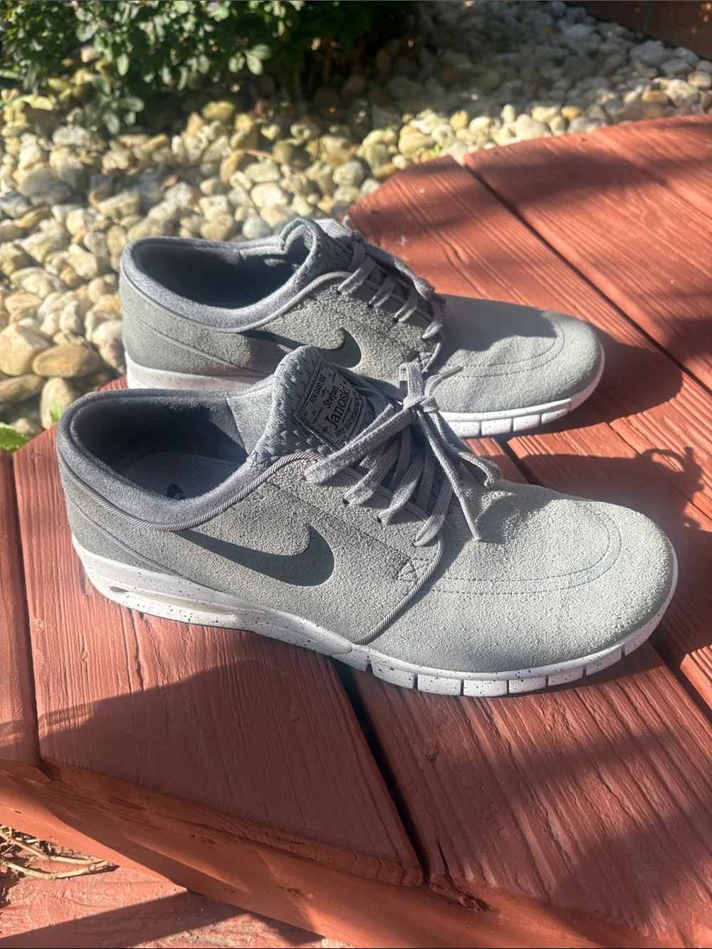 Nike Mens Stefan Janoski Max Cool Grey /Blk size 10 1/2